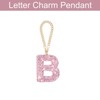 Unique Bargains Bag Cup Bling Car Hanging Letter Ornaments Pink - 2 of 4