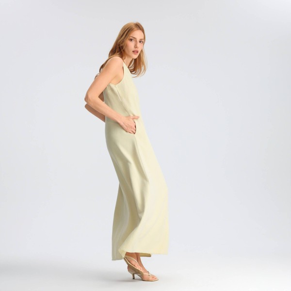 Vestido maxi de espalda abierta - A New Day™ Amarillo pastel 5