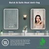 Medicine Cabinet with LED Mirror,Surface or Recessed Mount,Defogger,Memory Function,3-Color Lighting,USB&Outlet,Dimmer,Storage Shelf - 4 of 4