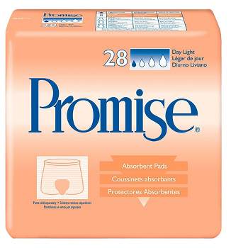 TENA Promise Day Light Incontinence Liner Light Absorbency 15 Inch Length