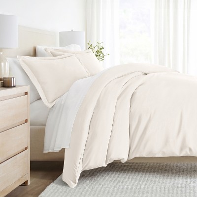 3 Piece Duvet Cover & Shams Set - Soft and Breathable, Double Brushed Microfiber, Wrinkle Free - Becky Cameron