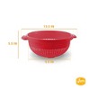 YBM Home 14 Inch Deep Plastic Colander, Pack of 3 - 2 of 3