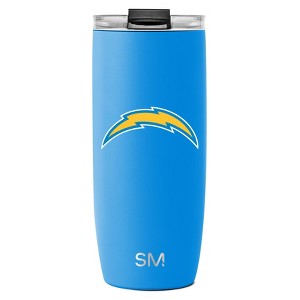 NFL Los Angeles Chargers Simple Modern Stainless Steel Voyager Travel Mug - 20oz - 1 of 3