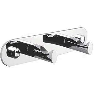 KubeBath Aqua Rondo by KubeBath Robe Hook With 2 Hooks - 1 of 1