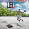 Adjustable Basketball Hoop,5.2-10 Ft,Portable Basketball Goal System for Kids & Adults,with 44 Inch Shatterproof Backboard,Fillable Base for Driveaway - 4 of 4