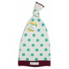 Pavilion Gift Company - Aqua and White Dot - 0-12 Month Baby Hat - Hats - 2 of 3
