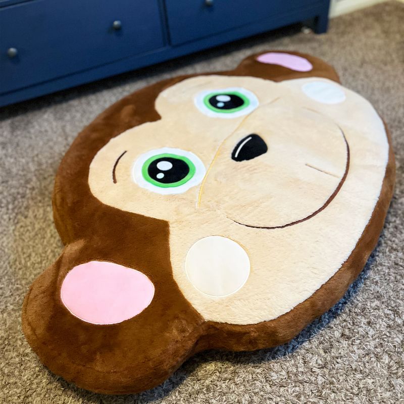 Comfy Monkey Jumbo Plush Inflatable Fluffy Floor Cushion, 3 of 7