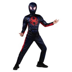Marvel Avengers Spider-Man: Across the Spider-Verse Miles Morales Youth Halloween Costume - 1 of 4
