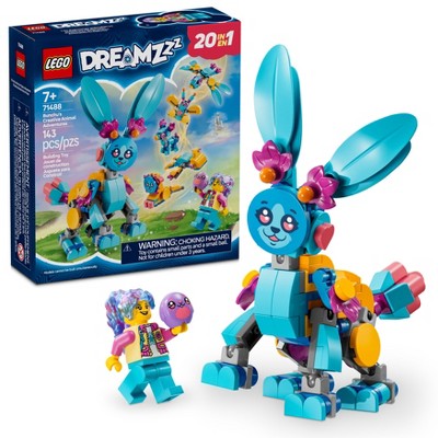 LEGO DREAMZzz Bunchu's Creative Animal Adventures Building Set with 20 Building Options 71488