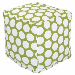 Majestic Home Goods,Cube Pouf Polka Dot (Large) - 1 of 4