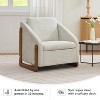 KTMBDW Chenille Armchair, Accent Chairs for Living Room & Bedroom Modern Lounge Chair, Upholstered Mid-Century Reading Chair - 4 of 4