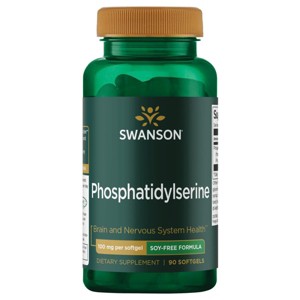 Swanson Phosphatidylserine Soy-Free Formula 100 mg 90 Softgels. - 1 of 2