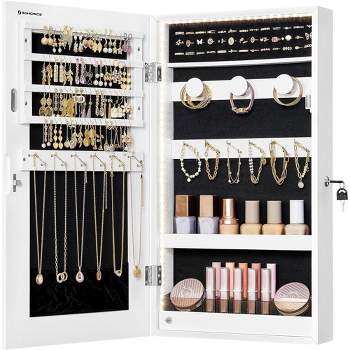 Jewelry Holder Combo Organizer White – Jewelry Holders For You