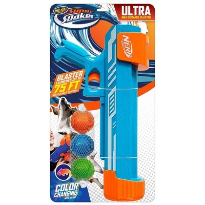 Nerf 16 Blaster With 2.5 Non-squeak Tennis Ball Dog Toy - 3pk