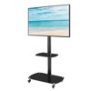 Alilang 27.50 Inch Mobile TV Stand with Adjustable Mount and Rolling Wheels for Flat Screens - Black - 3 of 4