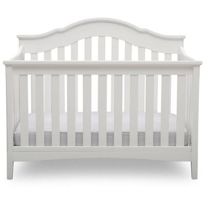 Delta Children Farmhouse 6-in-1 Convertible Crib - Textured White