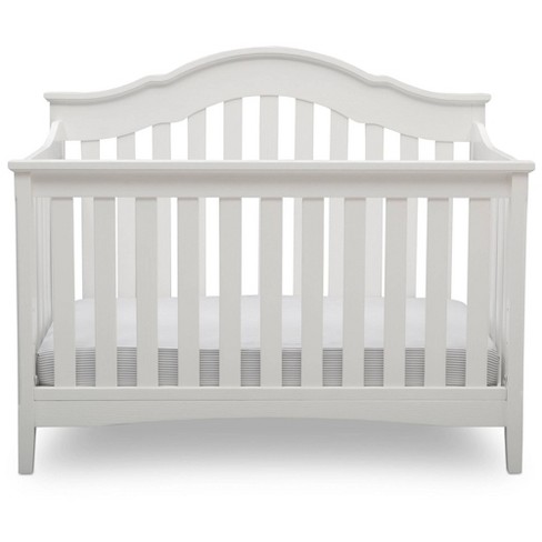 Delta Children Farmhouse 6 in 1 Convertible Crib Textured White Target