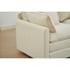 99" Chenille L-Shaped Modular Sectional Sofa, 4-Piece Set - 3 of 4