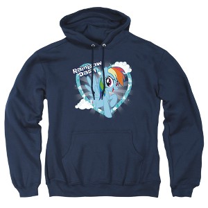 My Little Pony Tv Rainbow Dash Adult Pull-Over Hoodie - 1 of 4