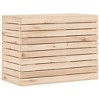 vidaXL Laundry Basket 34.8 in.x17.3 in.x26 in. Solid Wood Pine - 2 of 4