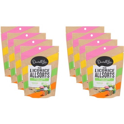 Darrell Lea Soft Licorice All Sorts - Case of 8 - 7 oz