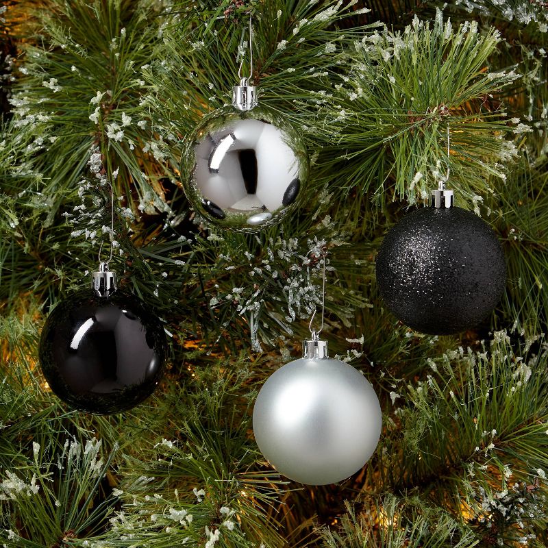 50ct Shatter-Resistant Round Christmas Tree Ornament Set - Wondershop™, 2 of 4