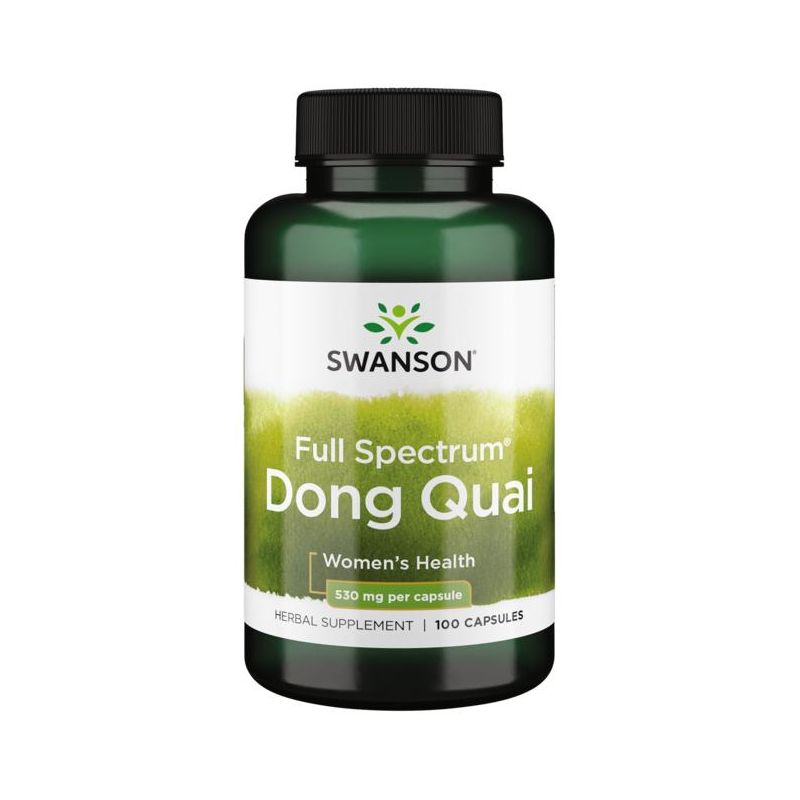 Swanson Herbal Supplements Full Spectrum Dong Quai 530 mg Capsule 100ct, 1 of 4