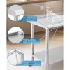 Stainless Steel Table, Heavy-Duty Metal Commercial Prep Table with Open Storage Racks for Restaurant Kitchens, Home, Hotels, Food Preparation - 4 of 4