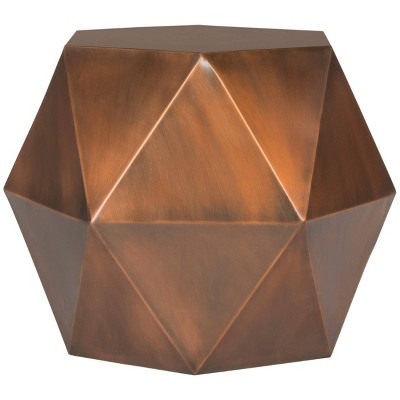 copper side table target