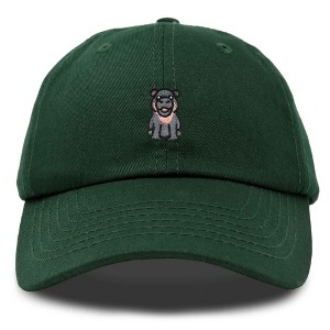 Dalix Hippo Embroidered Cotton Dad Hat Cute Animal Design Adjustable Baseball Cap for Everyday Wear Womens - 1 of 4