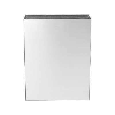 Alpine Stainless Steel Surface-Mounted Waste Receptacle 6.4 Gallon Silver (ALP491)