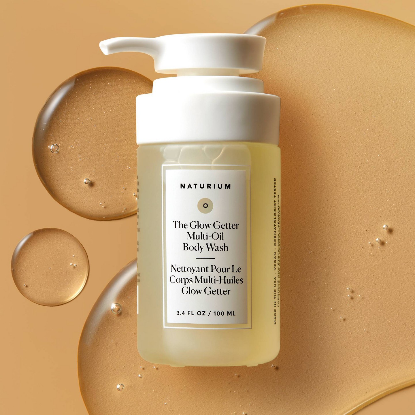 Гель для душа с маслами Naturium The Glow Getter, мини, 3.4 fl oz — фото 3