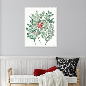 Amanti Art 23"x28" Classic Christmas IV by Beth Grove Framed Canvas Wall Art Print - 1 of 4