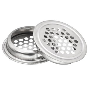 Unique Bargains Stainless Steel Dust-Proof Mesh Hole Circular Soffit Vent 18 Pcs - 1 of 4