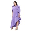 L I V D Women's Kaskade Ruffled Neoprene Dress - 2 of 3