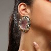 Women's The Lilypad Drop Earrings - Ballet Pink - 3 of 4