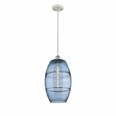 Vaz - 1 Light Cord Hung Mini Pendant In Industrial Style-18.5 Inches Tall and 10 Inches Wide