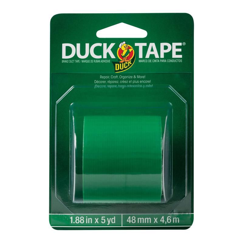 Duck 1.88 in. W X 5 yd L Green Solid Duct Tape, 1 of 2