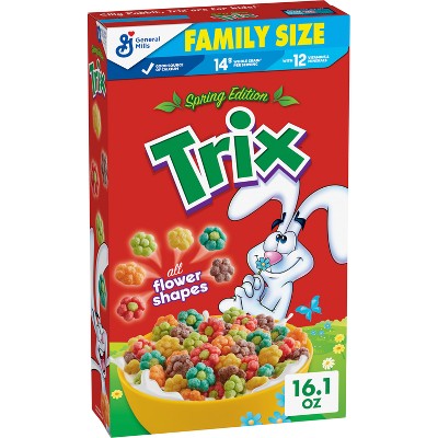Trix Flower Patch Family Size Cereal - 16.1oz : Target