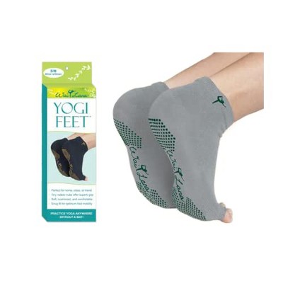 Wai Lana Yogi Feet Yoga Equipment, Silver/Green, Small/Medium