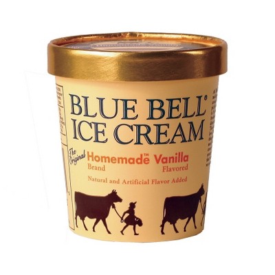 Blue Bell Homemade Vanilla Ice Cream – 16oz – Target Inventory Checker ...