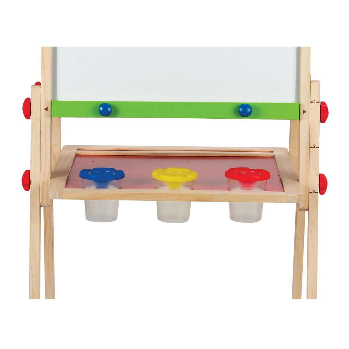 Hape All-in-One Double-Sided Art Easel w/ Paper Roll & Accessories - thumbnail 4