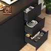 LunaLulinlk 70.9'' Kitchen Pantry Cabinet with Charging Station and LED Light - 4 of 4