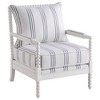 CAVINAS Linen Accent Chair with Spindl Backrest,Legs and Armrests,Cozy Upholstered Living Room Chairs,Reading Chairs for Living Room - 4 of 4