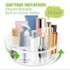 LunaLulinlk 2 Pack Lazy Susan Organizer Turntable for Cabinet, Rotating Condiment Organizer for Kitchen Pantry Organizers and Storage - 3 of 4