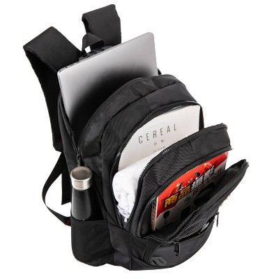 DUKAP Echo Executive Backpack for Laptops upto 15.6'' - Black — фото 4