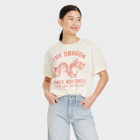 Women's Lunar New Year - Year Of The Dragon Short Sleeve Graphic