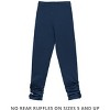 RuffleButts Baby Girls Ruched Bow Leggings - 3 of 4