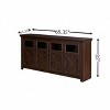 Bella Depot 68.35" Farmhouse TV Media Stand with Barn Design Cabinet - 3 of 4