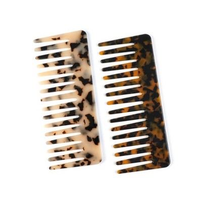 LOVELAY CREATIONS 2-Pack Large Detangling Combs